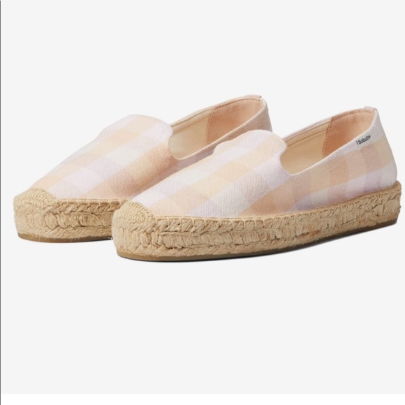 Soludos Shoes - Soludos
Platform Smoking Slipper Coral Madras 8.5 B (M)